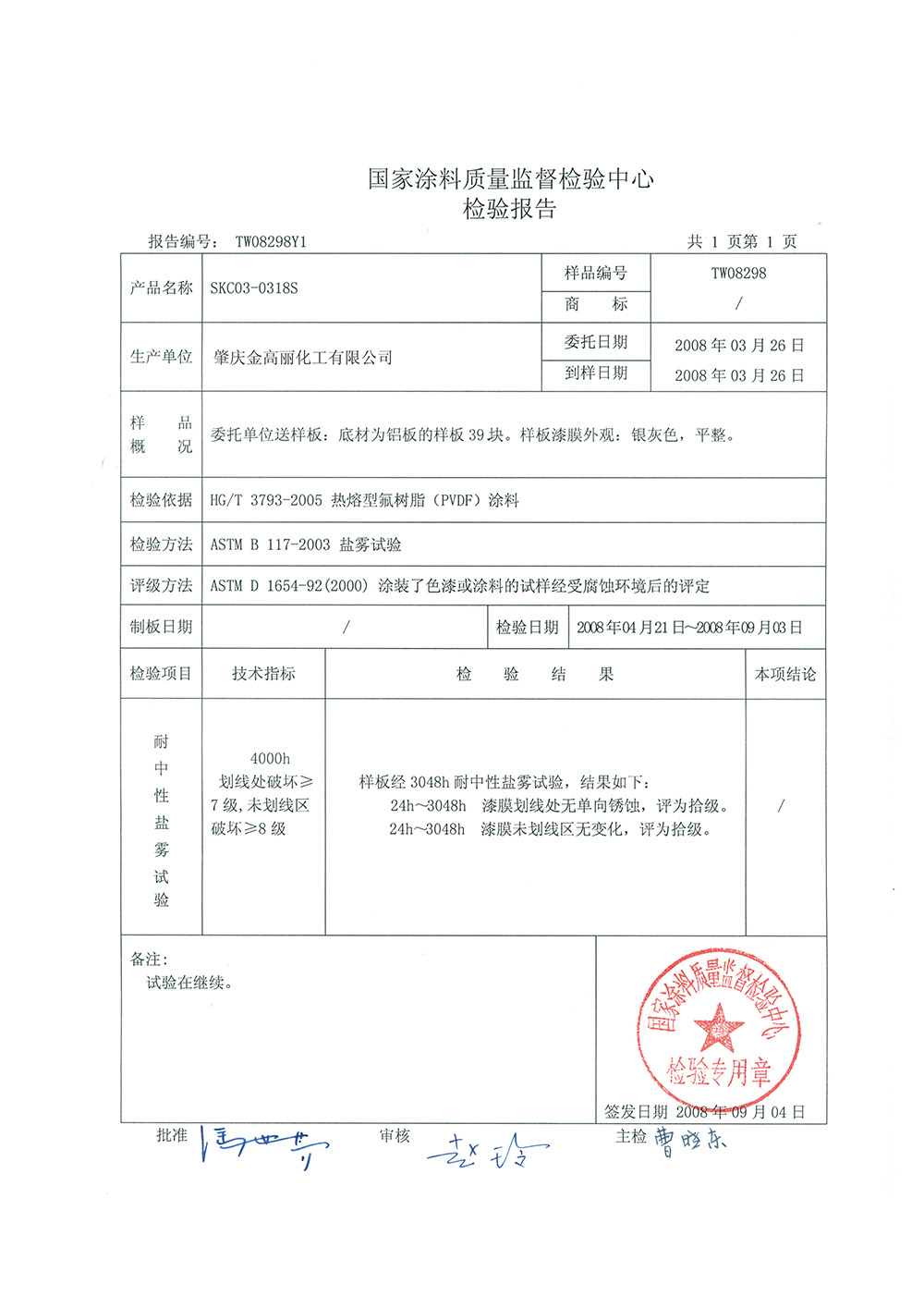 SKC03-0318S-Neutral Salt Spray Test